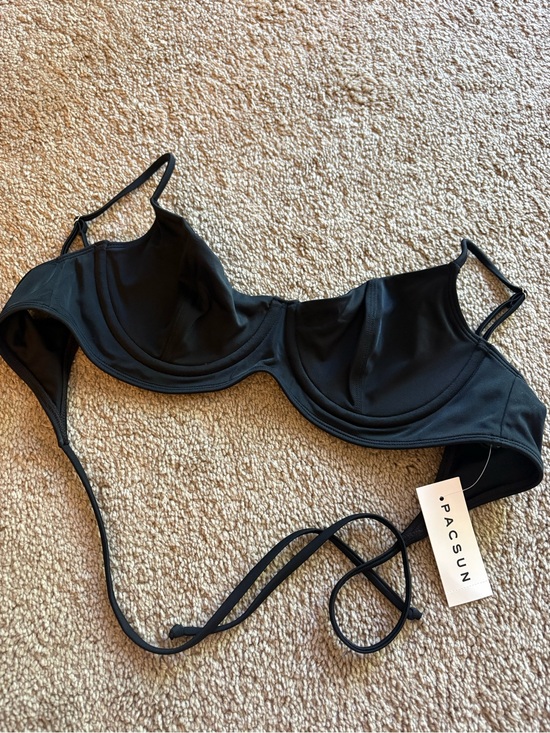 PacSun Other - PacSun Black Madison Balconette Underwire Bralette Bikini Top